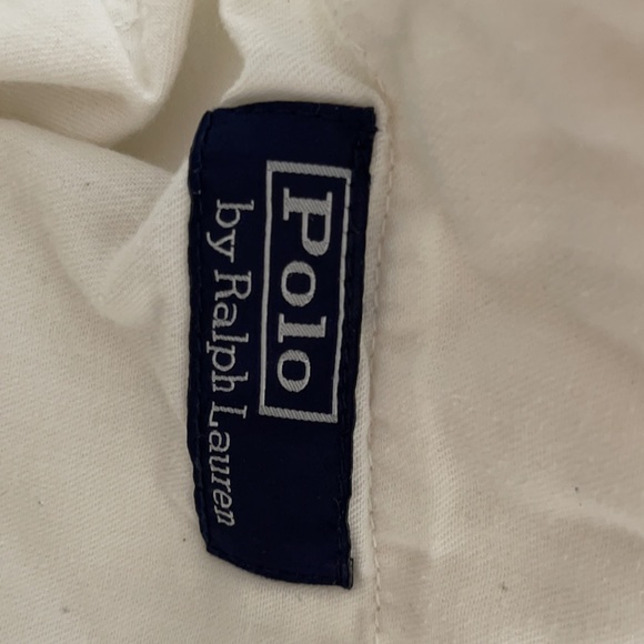 Mens Ralph Lauren Polo Shorts Size 36 stone/white - Picture 4 of 4